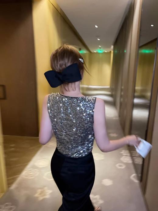 清仓捡漏  LINCHAOZHANG私服定制系列   LK240047缎面拼接裤 商品图7