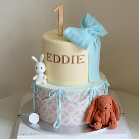 周岁兔 | 男宝版（奶油霜抹面）