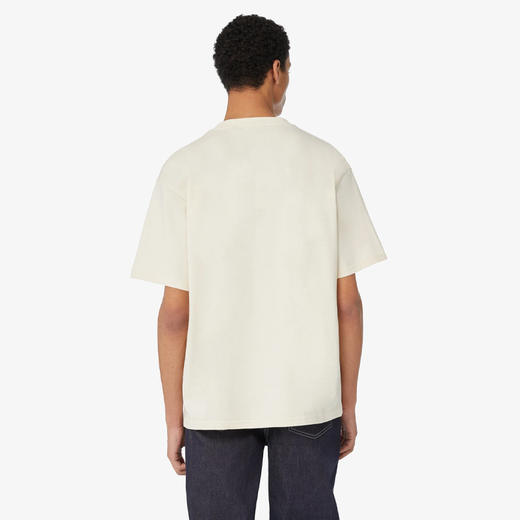 GCDS 男士字母徽标棉质圆领短袖T恤 米白色 A1OM2307JC215 商品图2