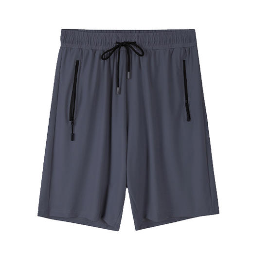 自由基地夏季新款冰丝速干带拉链短裤五分裤户外溯溪运动短裤（男女同款）MK-001 商品图1