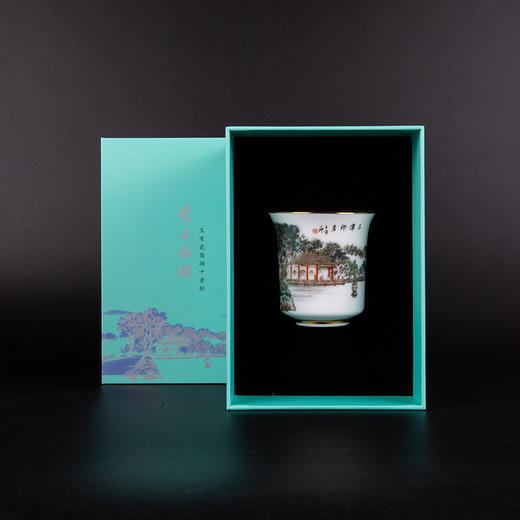 西泠印社瓷上西湖茶具 商品图0
