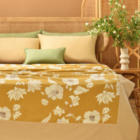 玉兰轻拂系列夏凉被空调被毛巾被凉感家用午睡盖毯