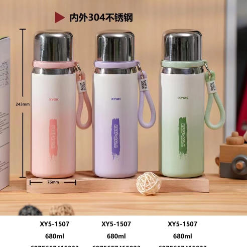 XYOK5-1507泰发子弹头保温杯，容量680ml 商品图0