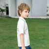 【凉感】mettekids男童短袖t恤2024夏新款儿童白色大童透气Polo衫 商品缩略图3
