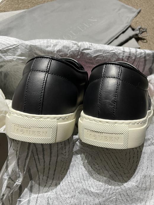 【现货特惠秒】McQueen 麦昆男士一脚蹬真皮休闲鞋 商品图3