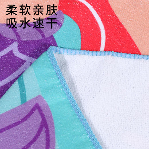 【儿童浴巾】斗篷浴袍柔软速干 卡通印花超细纤维连帽披风沙滩巾 全方位包裹吸水速干 _ZSY 商品图2