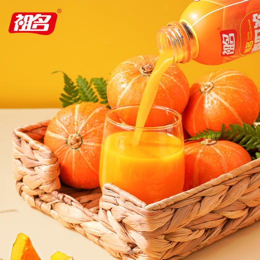 祖名南瓜汁饮鲜榨NFC非浓缩0脂代餐饮料蔬菜果汁300g*24瓶 商品图2