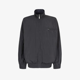 GCDS 男士双面徽标印花夹克外套 黑色 A1OM0201TB299