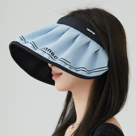 韩国两用发箍黑胶防晒贝壳帽空顶帽JCM2428