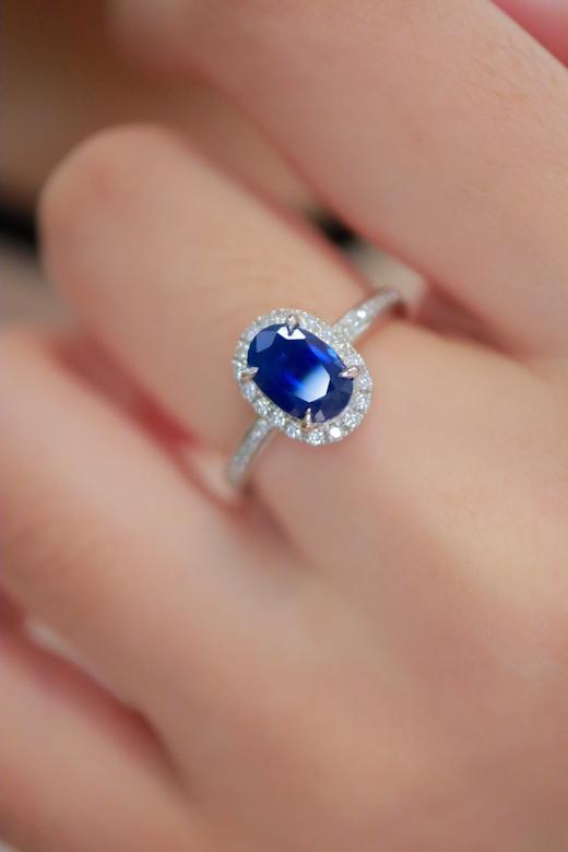 1.0ct 蓝宝石戒指 商品图8