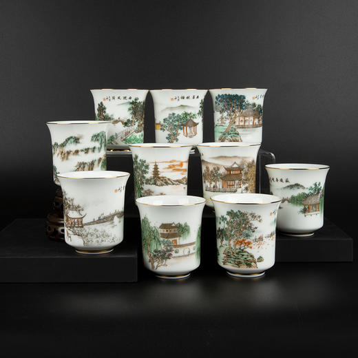 西泠印社瓷上西湖茶具 商品图4