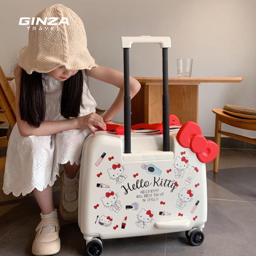 银座XHELLO KITTY 正版联名系列可脚踏板旅行箱6781L 商品图1