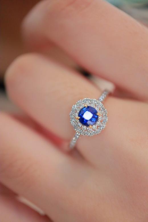 0.58ct 蓝宝石戒指 商品图8