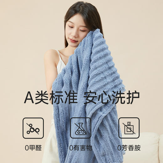 洁丽雅抑菌浴巾家用吸水不掉毛成人儿童洗脸洗澡干发加厚速干柔软 商品图4