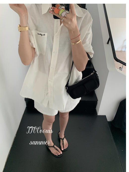 亚麻套装 商品图0