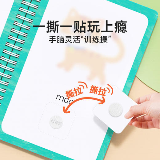 识字早教安静书2-6岁幼儿启蒙认知卡益智趣味认物看图识字贴纸书 商品图2