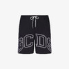 GCDS 男士字母徽标刺绣棉质休闲短裤 黑色 A1CM3905TC599 商品缩略图0