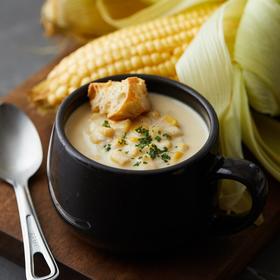 麦猪培根玉米浓汤 Corn Soup with Crispy Bacon