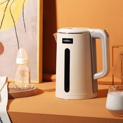 康佳（KONKA）KDSH-1802-M 1.8L容量304不锈钢防烫电热水壶 商品图4