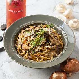 黑松露黄牛肝菌白酱意面套餐 Black Truffle Porcini Mushoom Spaghetti Set