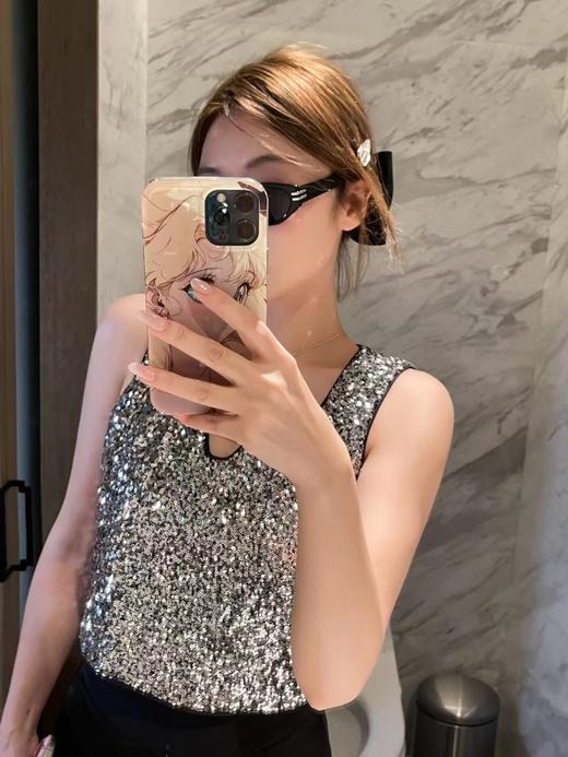 清仓捡漏  LINCHAOZHANG私服定制系列   LK240047缎面拼接裤 商品图11