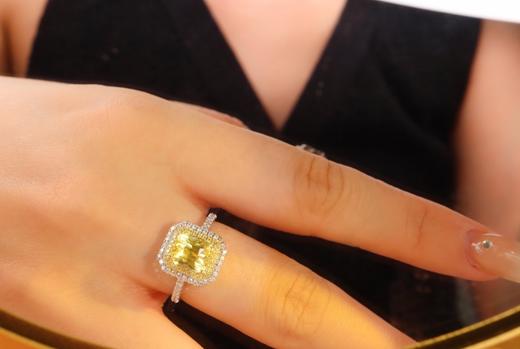 2.3ct 黄蓝宝戒指 商品图5