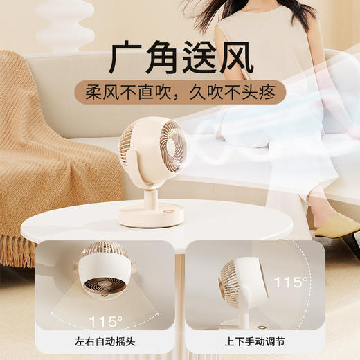 向物（SOTHING）空气循环扇 电风扇台式家用节能小风扇【桌面循环扇 - 漩凉】 商品图3