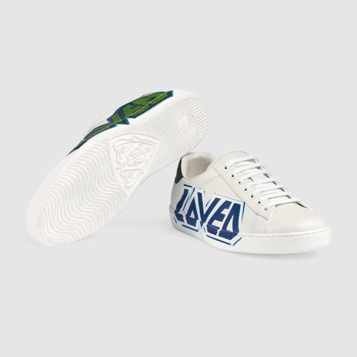 【保税仓特惠秒】GUCCI 古驰 男士Loved印花Ace低帮运动休闲鞋 548758 商品图5