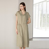 【桑蚕丝系带连衣裙】24年春夏新品女士100%桑蚕丝系带收腰真丝连衣裙 商品缩略图2