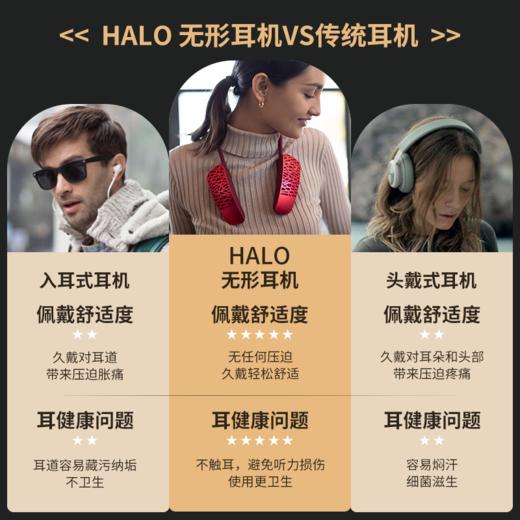 cleer HALO 蓝牙电脑音响颈挂式定向传音户外骑行防水挂脖智能音箱 【12H续航+震撼音效】波尔多红/钛金灰 商品图0