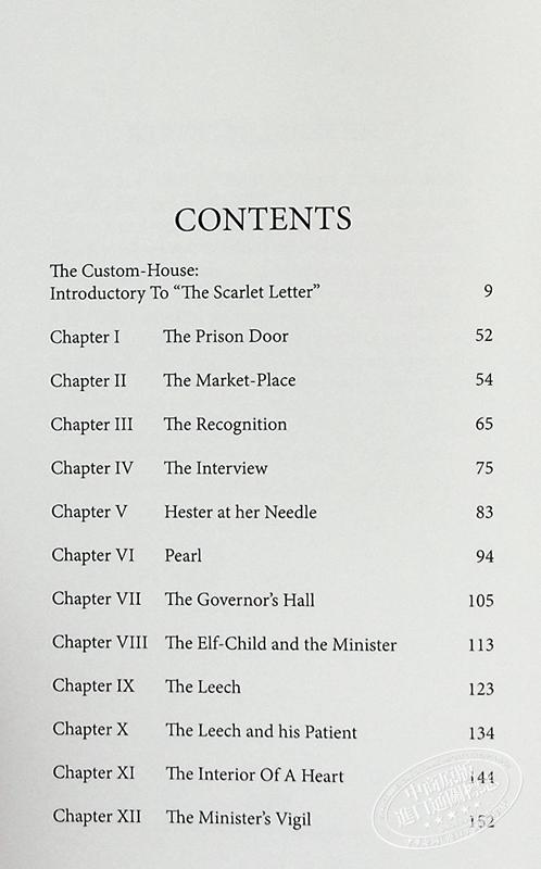 【中商原版】Chiltern经典系列 红字 The Scarlet Letter 英文原版 Nathaniel Hawthorne 世纪经典名著 商品图5