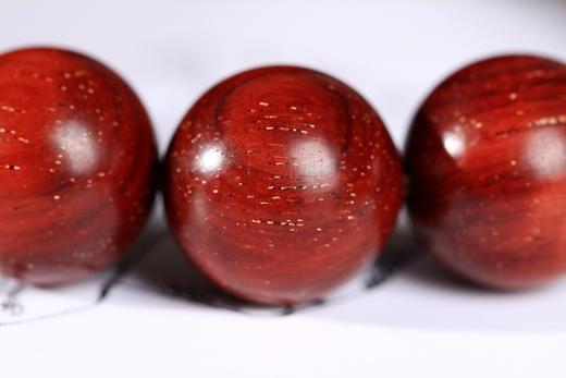 DQ0119°满星紫檀+大漆手串1.5:*14 商品图5