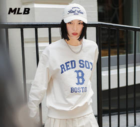 MLB男女情侣学院风卫衣休闲运动时尚23秋季新款3AMTV0134