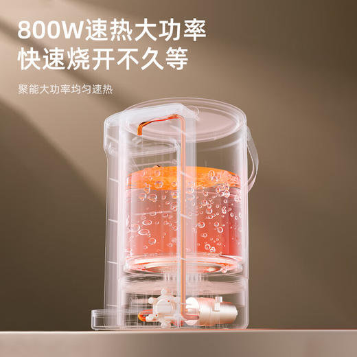 迈卡罗 （MACAIIROOS）电热水瓶 恒温水壶热水壶高硼硅玻璃电热水壶烧水壶 MC-SP281 商品图2