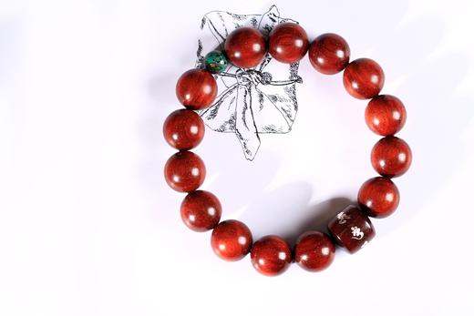 DQ0119°满星紫檀+大漆手串1.5:*14 商品图0