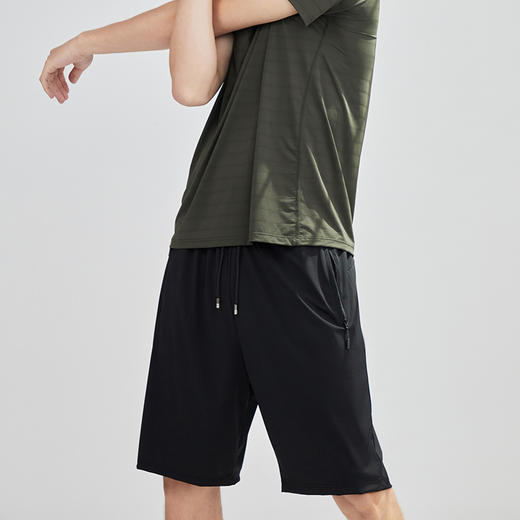 自由基地夏季新款冰丝速干带拉链短裤五分裤户外溯溪运动短裤（男女同款）MK-001 商品图0