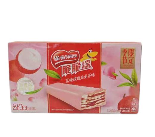【亚欧超市】雀巢荔枝玫瑰乌龙茶味威化饼干446.4g/盒 商品图0