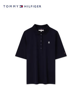 【特价商品不退不换】TOMMY 短袖POLO衫女  WW41886-DW5 藏青色.