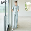 IWY/夏季新品蓝色两件套西服新中式一粒扣通勤干练气质时尚职业装CP2005-L 商品缩略图3
