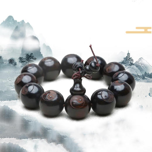 黑檀木手串（弟子珠） 商品图0