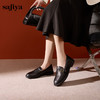 Safiya/索菲娅2024秋舒软羊皮复古皮带扣平底休闲英伦深口单鞋 SF43112142 商品缩略图2