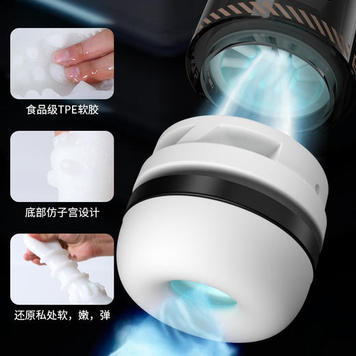 【360°立体花式榨汁】SVAKOM 司沃康 时空战舰全自动飞机杯男用加热玩具 商品图3