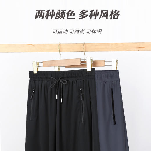 自由基地夏季新款冰丝速干带拉链短裤五分裤户外溯溪运动短裤（男女同款）MK-001 商品图2