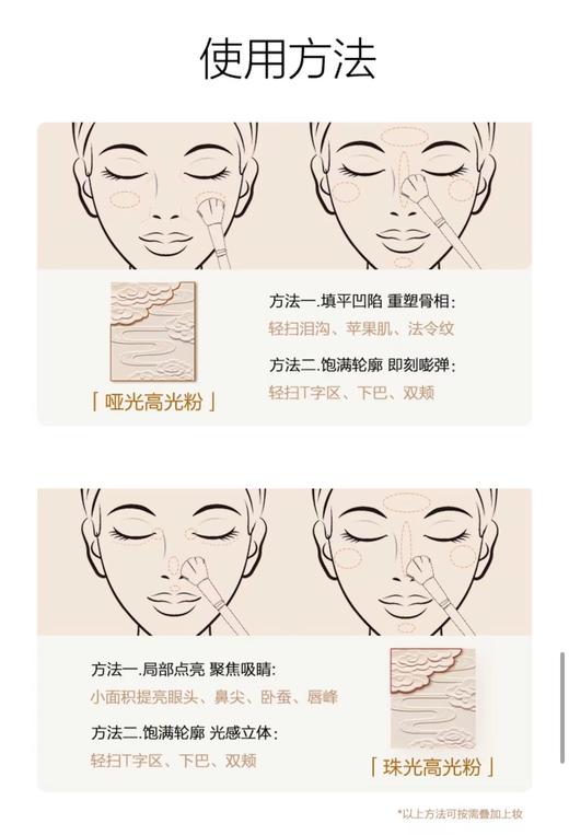 毛戈平MAOGEPING 光影塑颜高光修容粉饼(两件套) 商品图4