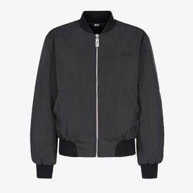 GCDS 男士字母徽标刺绣休闲外套 黑色 A1OM0903TD299