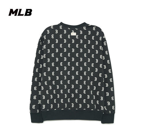 MLB男女情侣满印老花运动卫衣宽松休闲23秋季新款3AMTM0334 商品图4