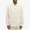 GCDS 男士字母徽标棉质长袖衬衫 米色 A1OM0500TB115 商品缩略图1