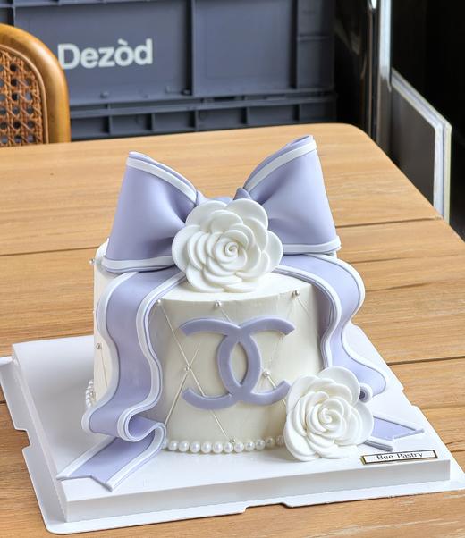 紫色香奈儿蝴蝶结 商品图1