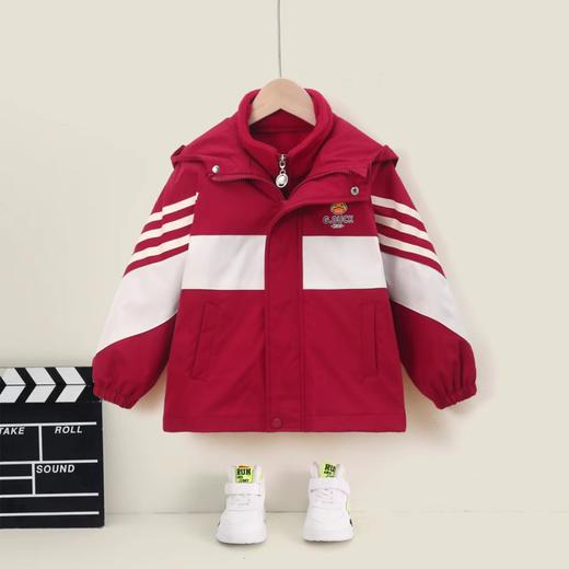 小黄鸭儿童冲锋衣外套新款三合一男童女童春秋童装宝宝幼儿园 商品图12