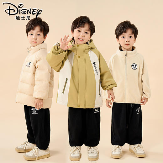 Disney/迪士尼XH儿童羽绒服男女童连帽冲锋外套XME3SW517 商品图2